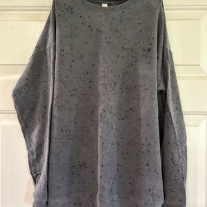 Athleta Charcoal Speckled sweatshirt